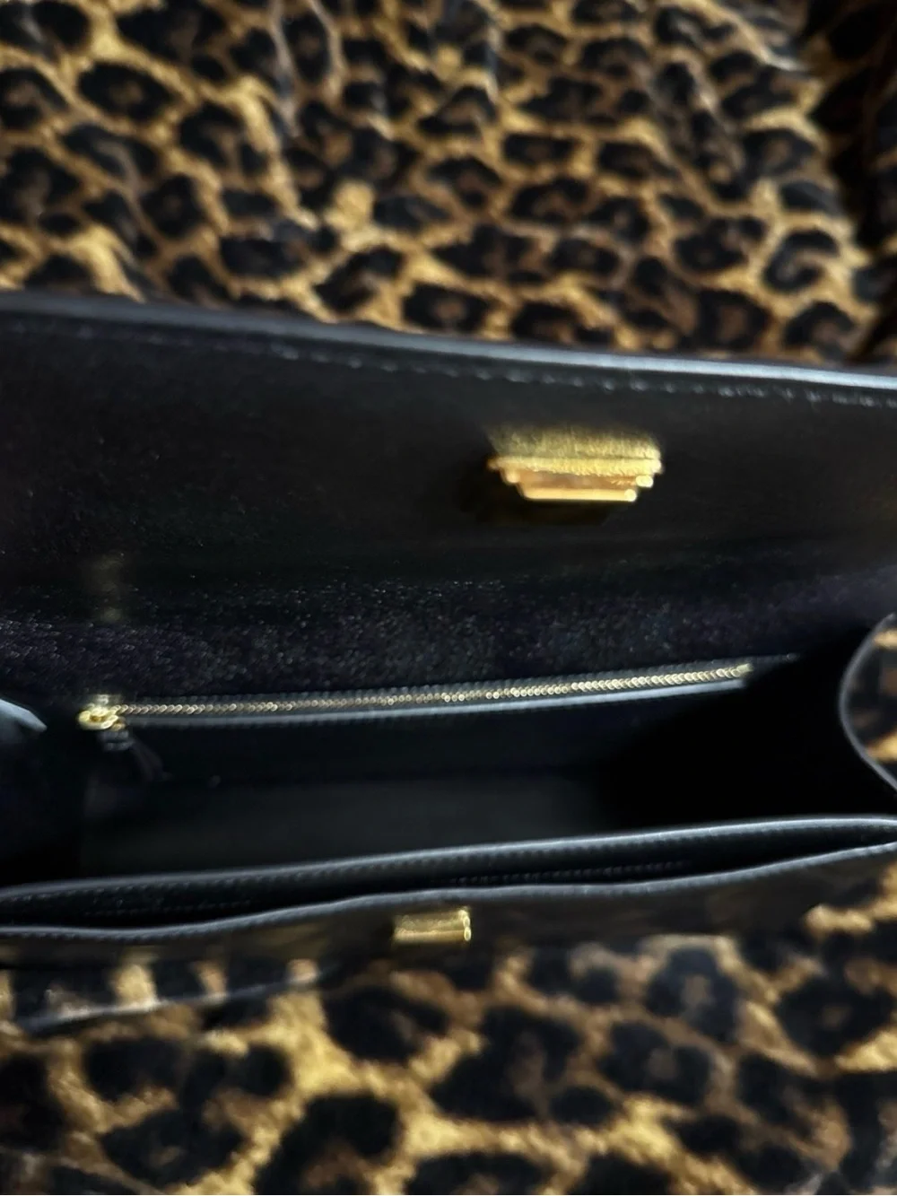 Black Tory Burch quilted Fleming bag